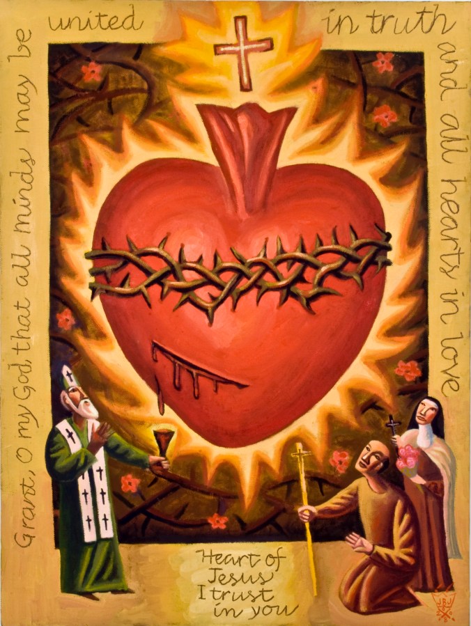 Sacred Heart of Jesus by James Janknegt