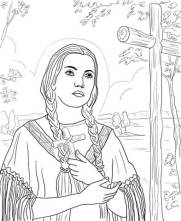st-kateri-tekakwitha-coloring-page