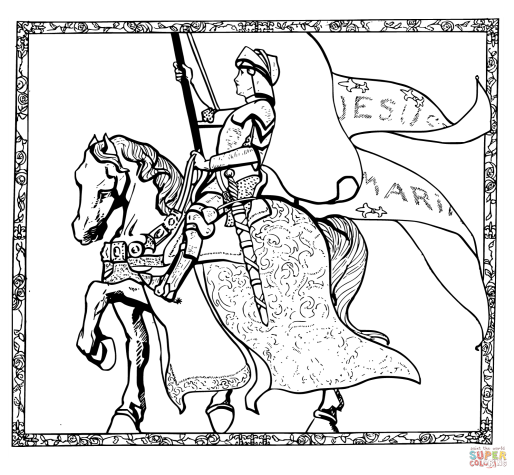 joan-of-arc-coloring-pages